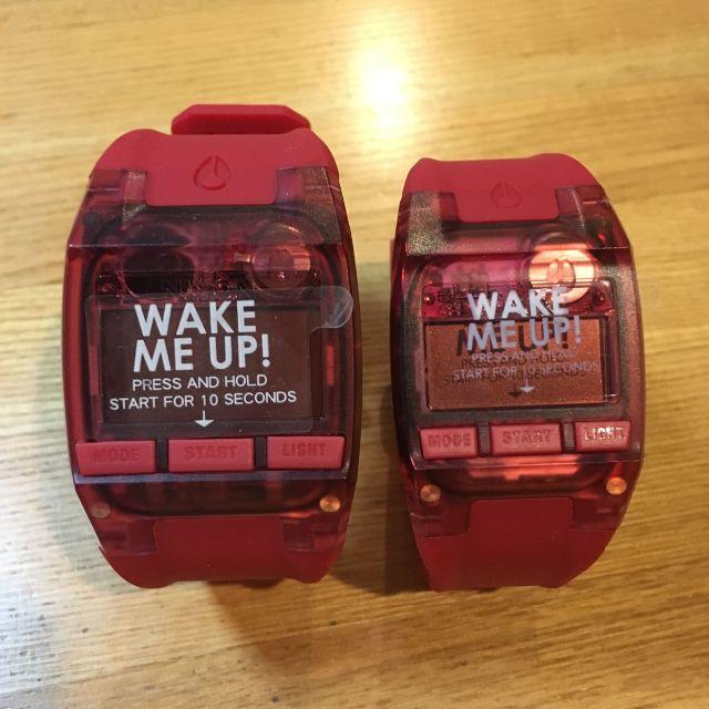 NIXON 腕時計 デジタル 赤 レッド ペアセット