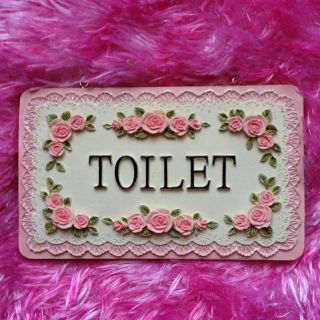 薔薇のトイレプレート♡(その他)