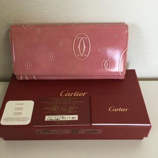 カルティエ(Cartier)の【Cartier】ハッピーバースディ長財布❤️全付属品付き再お値下げ‼️(財布)