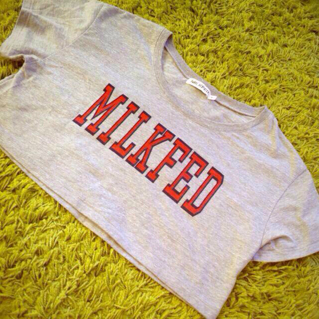 MILKFED.(ミルクフェド)のクロップドTEE レディースのトップス(Tシャツ(半袖/袖なし))の商品写真