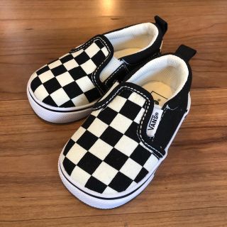 ヴァンズ(VANS)の【新品】vans キッズ スリッポン 13cm(スリッポン)