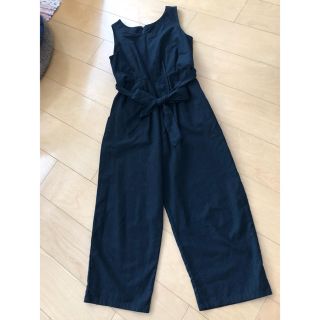 アズールバイマウジー(AZUL by moussy)のAZUL bymoussy リネンサロペット S(オールインワン)