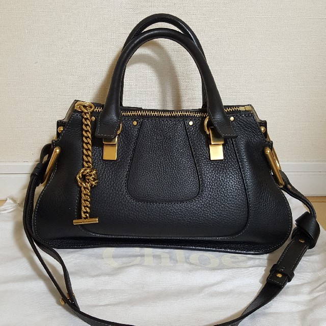 【お買得!】 Chloe スモールサイズ 黒 ハンドバッグ レア クロエ ヘイリー バック 2way - ハンドバッグ
