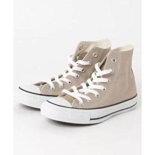 コンバース(CONVERSE)の新品未使用 ☆ コンバース オールスター ハイカット ベージュ 23.5(スニーカー)