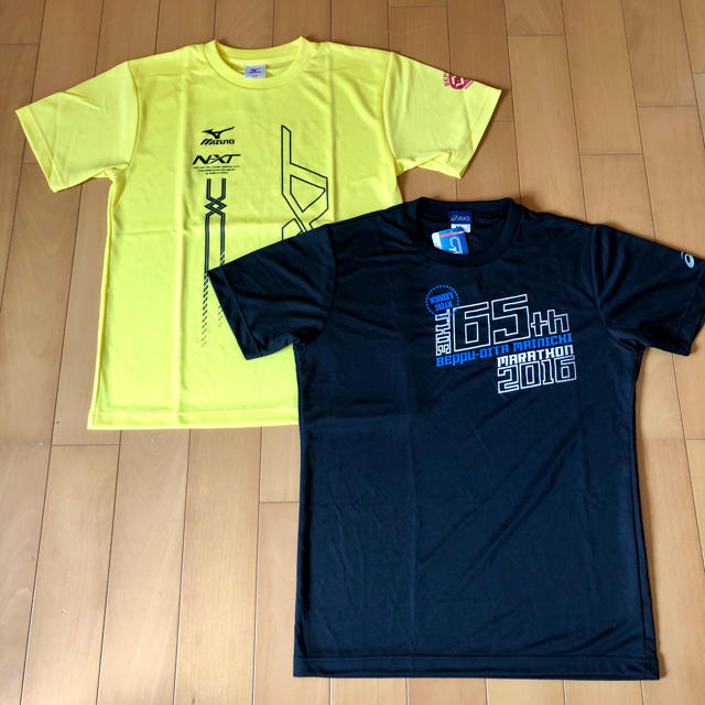 asics(アシックス)の新品未使用  別大マラソン 参加Ｔシャツ Mサイズ スポーツ/アウトドアのランニング(ウェア)の商品写真