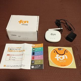 ソフトバンク(Softbank)の【中古品】fon　wi-fiルーター　ソフトバンク(PC周辺機器)