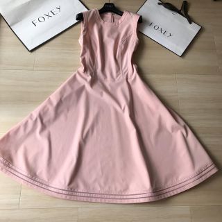 フォクシー(FOXEY)の♡美品♡フォクシー 梯子レースワンピース(ひざ丈ワンピース)