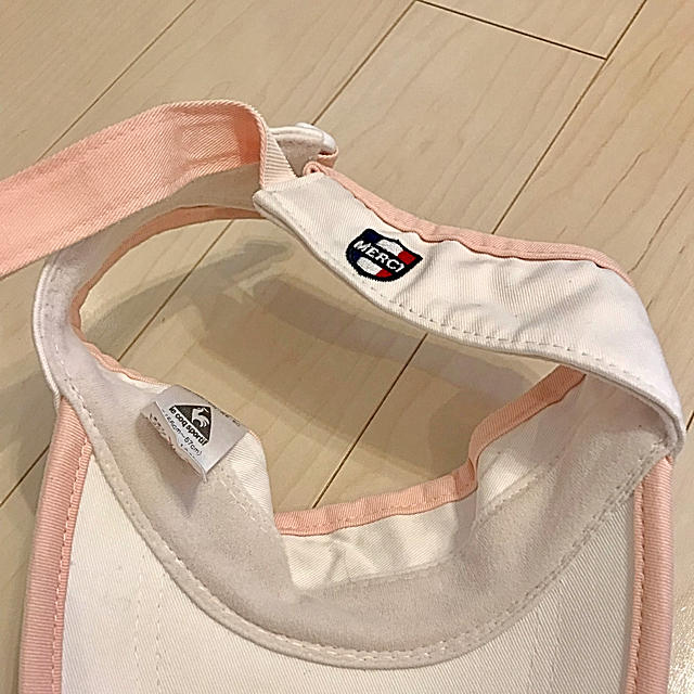 le coq sportif(ルコックスポルティフ)のジジさん専用♪ルコックの可愛い爽やかサンバイザー未使用品♪ スポーツ/アウトドアのゴルフ(その他)の商品写真