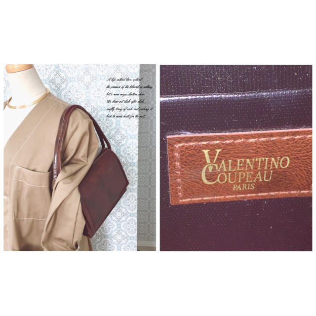 VALENTINO(ヴァレンティノ)の【VALENTINO COUPEAU】フランス製バッグ✩︎美品 レディースのバッグ(ハンドバッグ)の商品写真