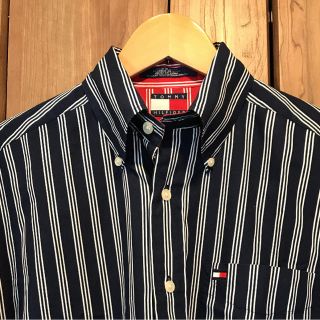 トミーヒルフィガー(TOMMY HILFIGER)の90s トミーストライプシャツ(シャツ)