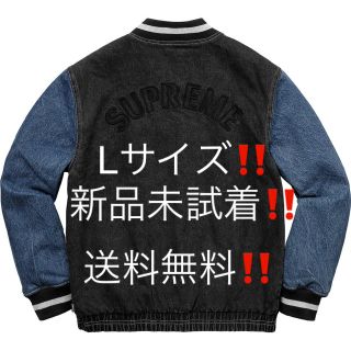 シュプリーム(Supreme)のL‼️ supreme 18SS  Denim Varsity Jacket(Gジャン/デニムジャケット)