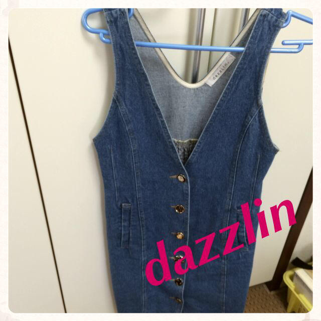 dazzlin(ダズリン)の美品✳︎dazzlin 前ボタン タイト レディースのワンピース(ひざ丈ワンピース)の商品写真