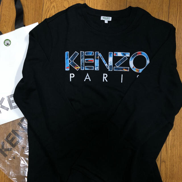 KENZO - 新品 確実正規 kenzo ケンゾー ロゴ スウェット タイガー L ...