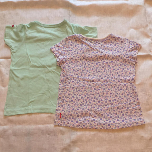 mikihouse(ミキハウス)のミキハウス Tシャツ 110 二枚組 キッズ/ベビー/マタニティのキッズ服女の子用(90cm~)(Tシャツ/カットソー)の商品写真