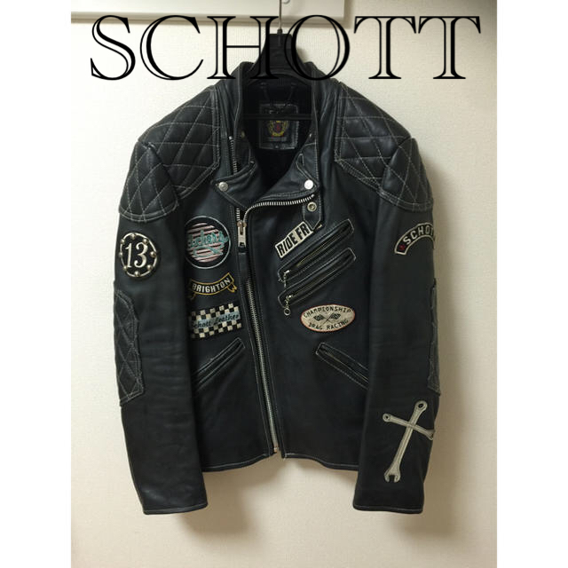 schott(ショット)の希少 schott ライダースジャケット  メンズのジャケット/アウター(ライダースジャケット)の商品写真