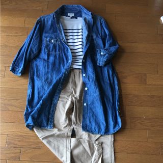 ナチュラルランドリー(NATURAL LAUNDRY)のユーナスエンティル（Unus Entil）ロングシャツ(シャツ/ブラウス(長袖/七分))