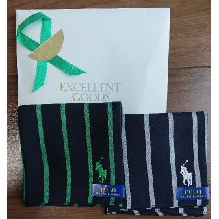 ポロラルフローレン(POLO RALPH LAUREN)の【新品】POLO ハンカチーフ 2枚セット(ハンカチ/ポケットチーフ)