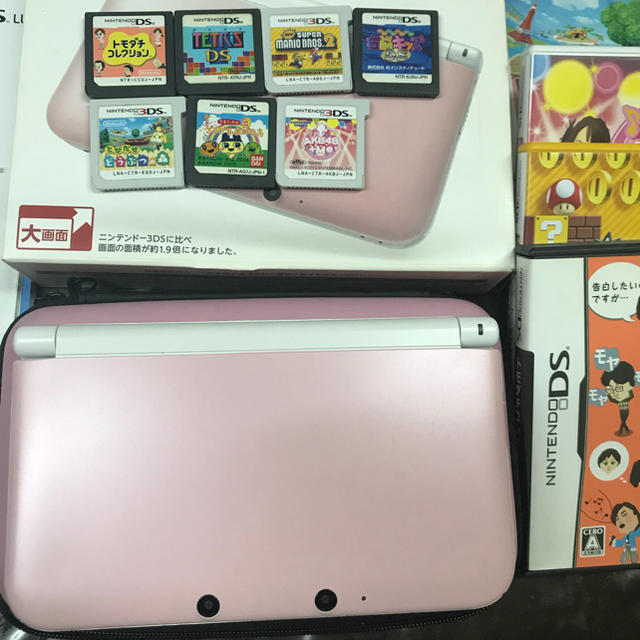 任天堂3DS LL  ソフト7点付き‼︎ ピンク