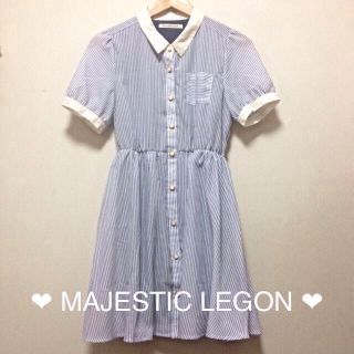 マジェスティックレゴン(MAJESTIC LEGON)のMAJESTIC LEGON＊ワンピ(ひざ丈ワンピース)