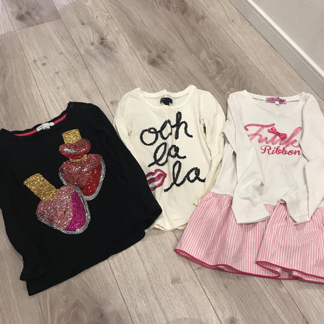 GAP(ギャップ)のトップス 3枚セット GAP PRISMstone キッズ/ベビー/マタニティのキッズ服女の子用(90cm~)(Tシャツ/カットソー)の商品写真