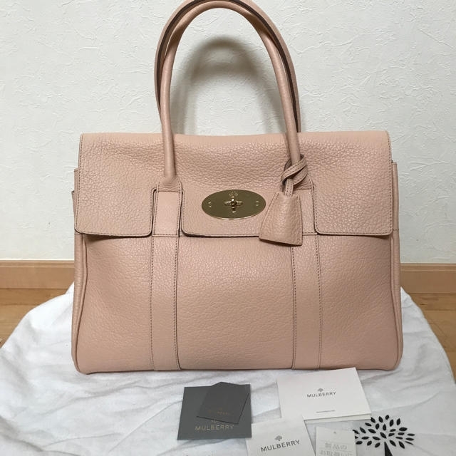 【いておりま】 新品 未使用 Mulberry ハンドバッグ ベイズウォーター 黒 ブラック らくらくメ