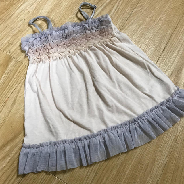 gelato pique(ジェラートピケ)の【ジェラートピケ】キャミソール XXS キッズ/ベビー/マタニティのベビー服(~85cm)(タンクトップ/キャミソール)の商品写真