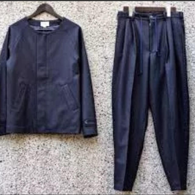 Yotsuba wool set up navy セットアップ ネイビー メンズのスーツ(セットアップ)の商品写真