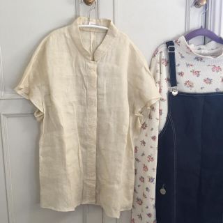 バーバリー(BURBERRY)の Burberry刺繍vintageカットソー古着jantiquesflower(カットソー(半袖/袖なし))