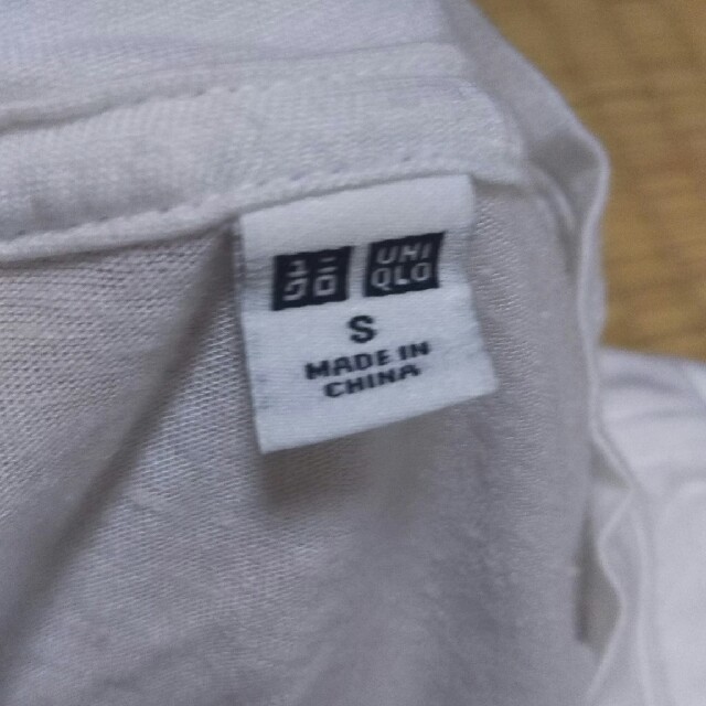 UNIQLO(ユニクロ)のユニクロ Tシャツ S 白 レディースのトップス(Tシャツ(半袖/袖なし))の商品写真