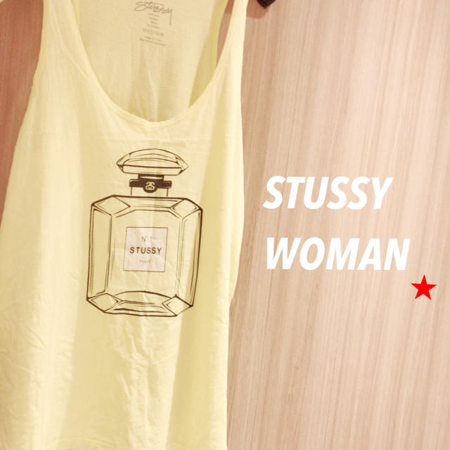 STUSSY(ステューシー)の【美品】STUSSY WOMAN★タンクトップ レディースのトップス(タンクトップ)の商品写真