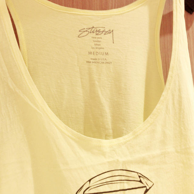 STUSSY(ステューシー)の【美品】STUSSY WOMAN★タンクトップ レディースのトップス(タンクトップ)の商品写真