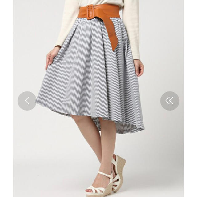 INGNI(イング)のイング イレヘムスカート レディースのスカート(ひざ丈スカート)の商品写真
