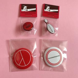 ピースマイナスワン(PEACEMINUSONE)のPEACEMINUSONE × AC.Ⅲ.T★チェジュ ピンバッジ 缶バッジ(アイドルグッズ)