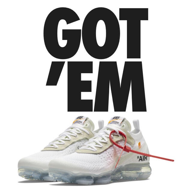 Off-White x Nike Air VaporMax “White靴/シューズ