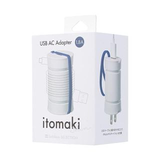 〓SoftBank itomaki shin USB AC アダプタ 1.8A(バッテリー/充電器)