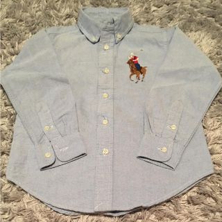 ポロラルフローレン(POLO RALPH LAUREN)のラルフローレン シャツ キッズ4T ボタンダウン ダンガリー(ブラウス)