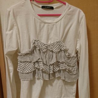 ダブルクローゼット(w closet)のﾀﾞﾌﾞﾙｸﾛｰｾﾞｯﾄ ﾄﾞｯﾄ付きTシャツ cherry様(カットソー(長袖/七分))