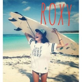 ロキシー(Roxy)のTシャツ☆トレーナー☆ROXY☆ロキシー☆L☆白(Tシャツ(半袖/袖なし))