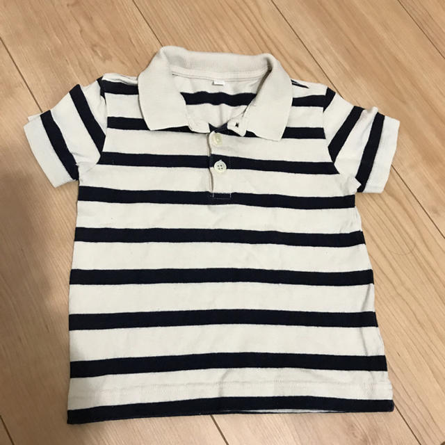 MUJI (無印良品)(ムジルシリョウヒン)の無印良品✳︎ボーダーTシャツ 90cm キッズ/ベビー/マタニティのキッズ服男の子用(90cm~)(Tシャツ/カットソー)の商品写真