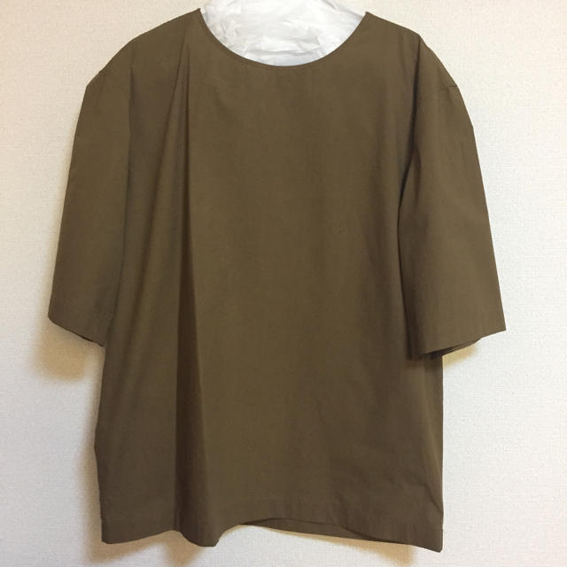 LEMAIRE(ルメール)のLemaire 17ss シャツ生地 プルオーバー coffee 46 タグ有 メンズのトップス(Tシャツ/カットソー(半袖/袖なし))の商品写真