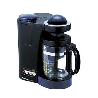 パナソニック(Panasonic)のミル付き 浄水 コーヒーメーカー NC-S35P-K(コーヒーメーカー)