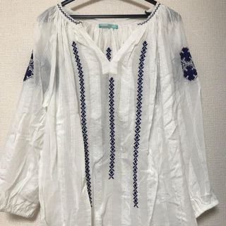 アメリカンラグシー(AMERICAN RAG CIE)の 【※本日支払い可能な方限定※】値下げヌキテパ 刺繍ブラウス(シャツ/ブラウス(長袖/七分))