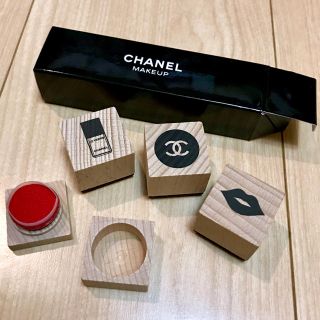 シャネル(CHANEL)の【非売品】CHANEL ノベルティー スタンプ(印鑑/スタンプ/朱肉)