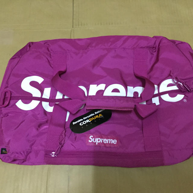 Supreme - 17ss supreme duffel bag ダッフル ピンク マゼンタ 新品の+