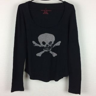 ヴィヴィアンウエストウッド(Vivienne Westwood)の美品 ヴィヴィアンウエストウッドレッドレーベル 長袖カットソー ブラック 3(カットソー(長袖/七分))