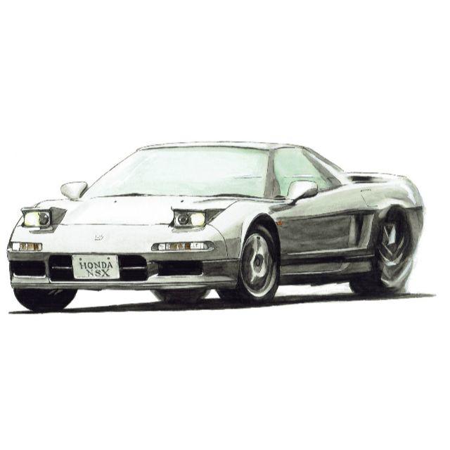 NC-358 KEIHIN NSX GT限定版画 直筆サイン額装●作家平右ヱ門