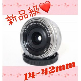 オリンパス(OLYMPUS)の❤️新品級❤️なめらかズーム❤️オリンパス M.ZUIKO 14-42mm EZ(レンズ(ズーム))