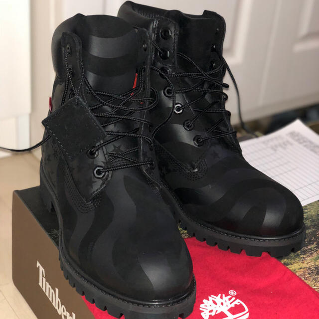 Supreme(シュプリーム)の新品 26 cm supreme Timberland us 8 black 黒 メンズの靴/シューズ(ブーツ)の商品写真