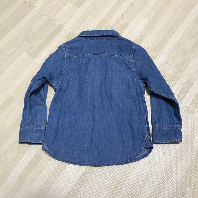 petit main(プティマイン)のpetit main ダンガリー デニム シャツ キッズ/ベビー/マタニティのキッズ服男の子用(90cm~)(ブラウス)の商品写真