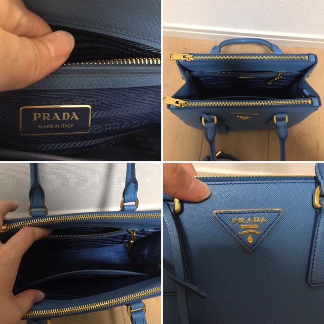 PRADA - 未使用 超美品☆プラダ サフィアーノ ガレリア バッグの PRADA - 未使用 超美品☆プラダ サフィアーノ ガレリア バッグの